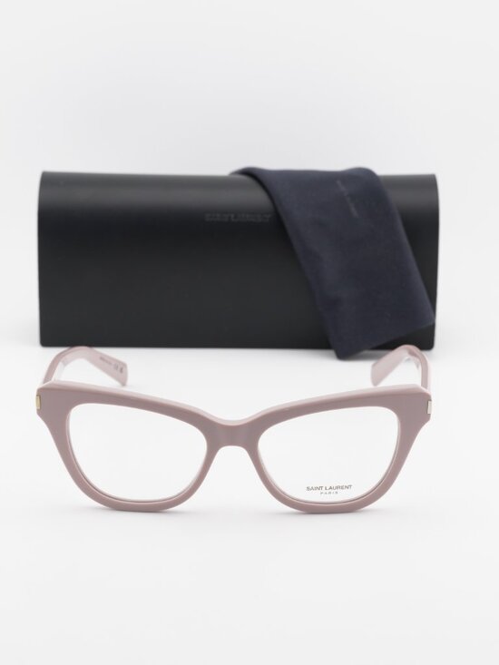 Saint Laurent SL472 006 Cat Eye Eyeglasses – Pink 52mm main image 9